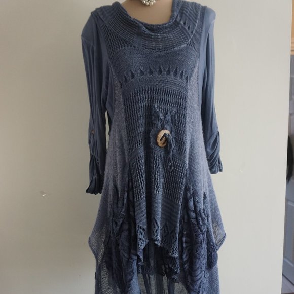 European boutique Tops - Stunning Dress/ tunic/ Italy